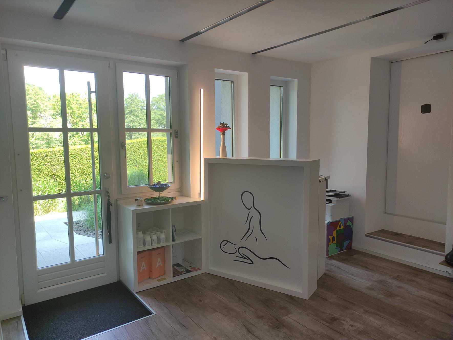 Eingangsbereich der Massage Praxis